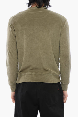 Terry Cotton Crewneck Sweatshirt