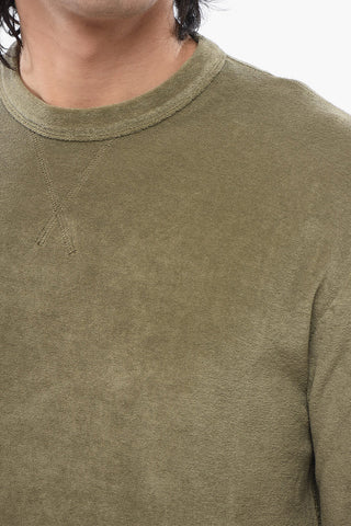 Terry Cotton Crewneck Sweatshirt