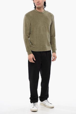 Terry Cotton Crewneck Sweatshirt