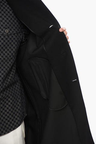Cotton Blend Trenchcoat with Embroidered Logo