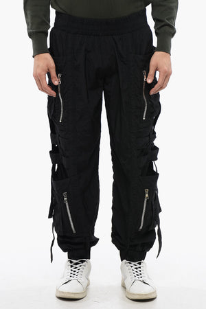 Nylon Cargo Pants BANDED with Cuffs