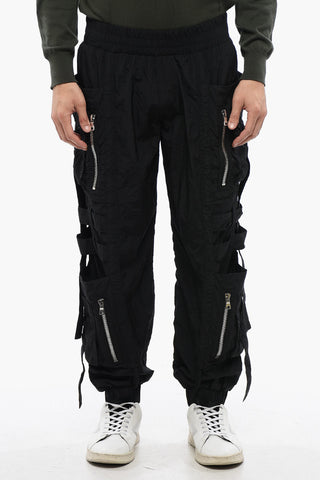 Nylon Cargo Pants BANDED with Cuffs