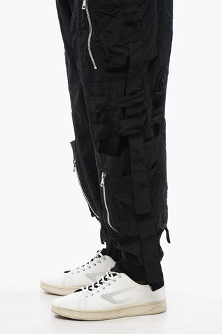 Nylon Cargo Pants BANDED with Cuffs