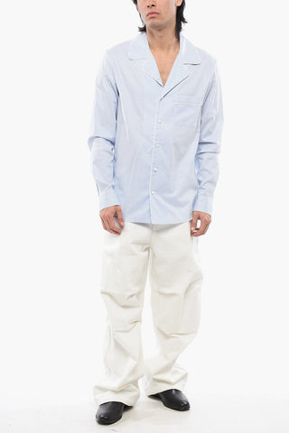 Awning Striped Cotton PAJAMA Shirt