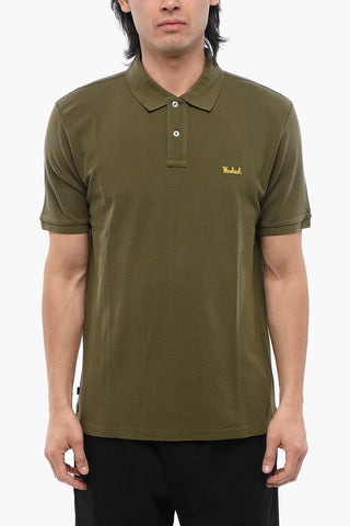 Piquet Cotton Embroidered Polo