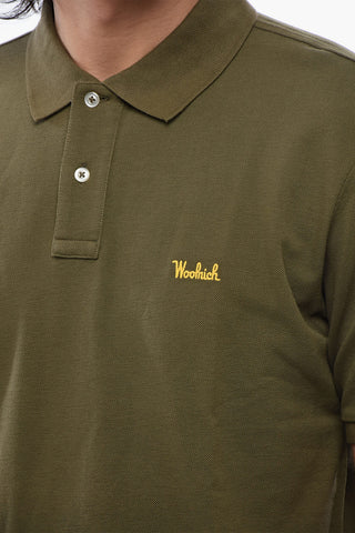 Piquet Cotton Embroidered Polo