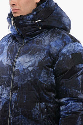 Puffer Jacket SIERRA LEONE with Monogram Pattern
