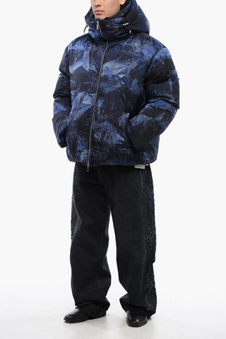 Puffer Jacket SIERRA LEONE with Monogram Pattern
