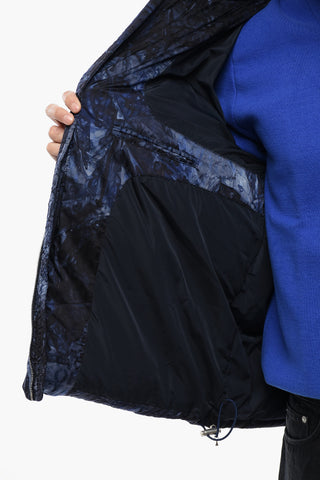 Puffer Jacket SIERRA LEONE with Monogram Pattern