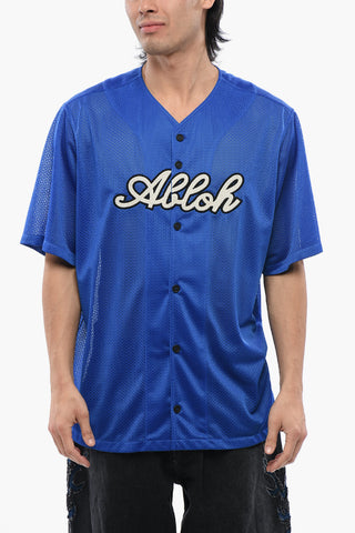 Camicia in Mesh BASEBALL con Ricamo Frontale