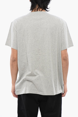 T-shirt Con Taschino E Logo Ricamato
