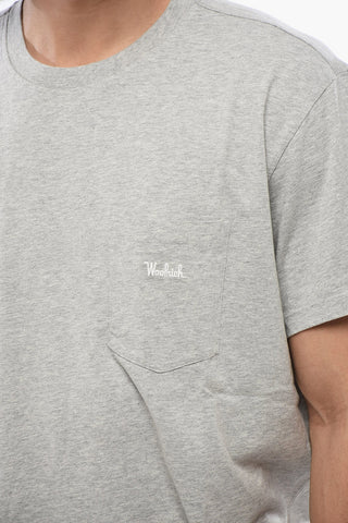 T-shirt Con Taschino E Logo Ricamato