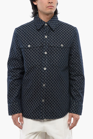 Monogram Denim Saharan Overshirt