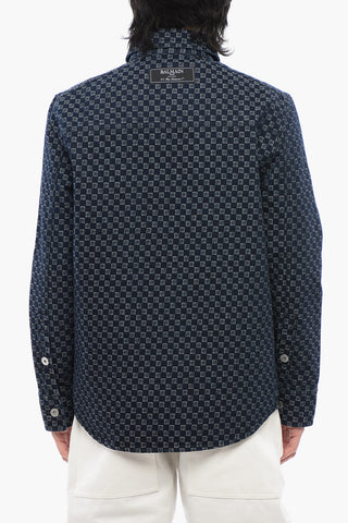 Monogram Denim Saharan Overshirt