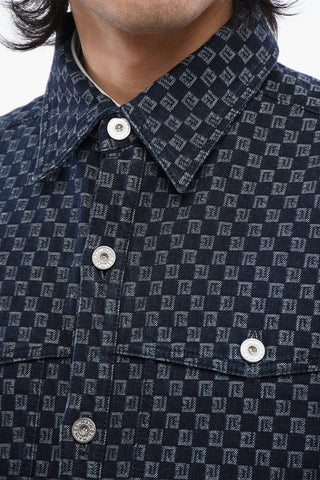 Monogram Denim Saharan Overshirt
