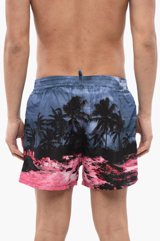 Patterned Swim Shorts