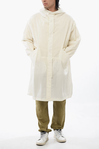 Cotton Trench with Printed Logo