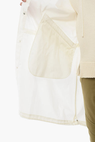 Cotton Trench with Printed Logo