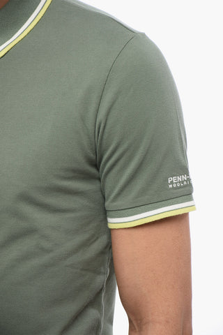 PENNY-RICH Embroidered Cotton Piqué Polo