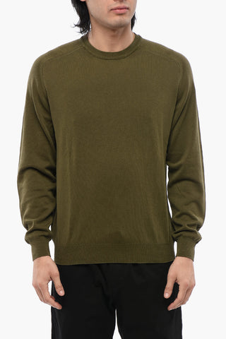 Maglia Girocollo In Misto Lino