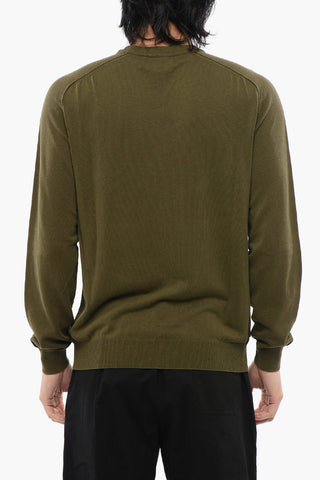 Maglia Girocollo In Misto Lino