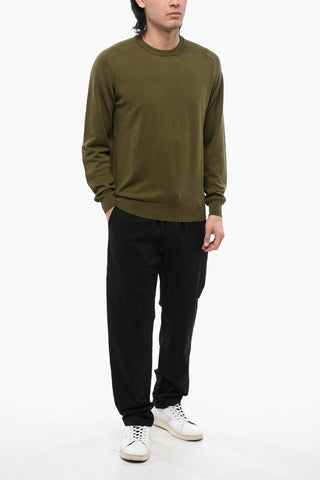 Maglia Girocollo In Misto Lino