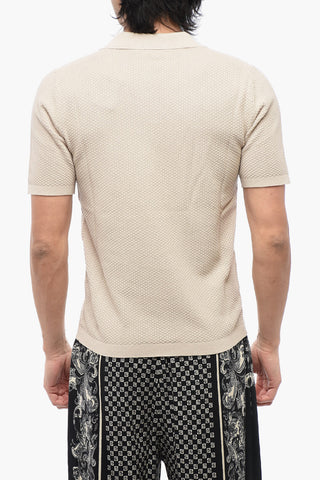 Knitted Short Sleeved Polo
