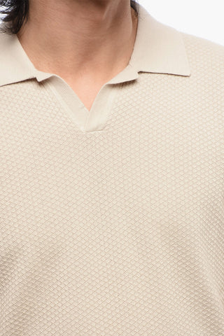 Knitted Short Sleeved Polo