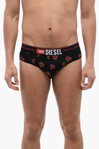 Set 3 Paia di Slip in Cotone Stretch con Banda Elastica Logata