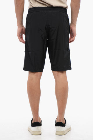 Embossed Lamè Logo SURFER Nylon Shorts