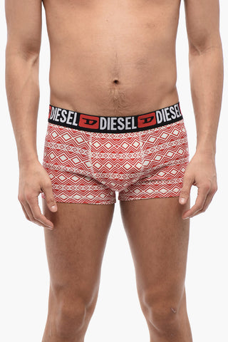Set 3 Pairs of Stretch Cotton Boxers with Logoed Elastic Band