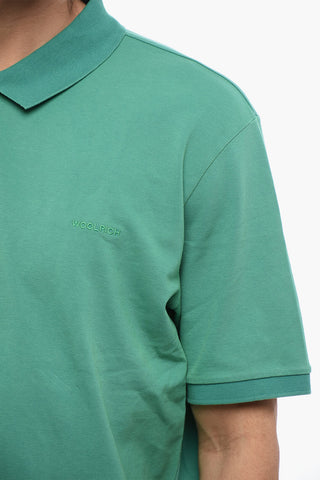 Ton-sur-ton Embroidered Mackinack Polo