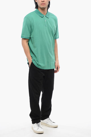 Ton-sur-ton Embroidered Mackinack Polo