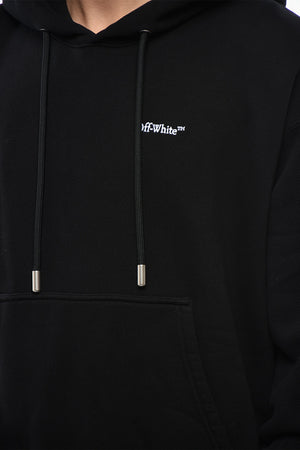 Felpa Con Cappuccio TATTOO ARROW Skate Fit In Cotone Garzato