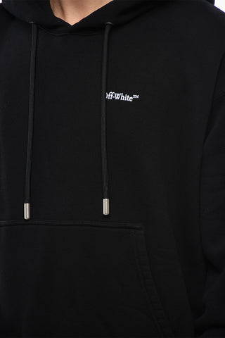 Felpa Con Cappuccio TATTOO ARROW Skate Fit In Cotone Garzato