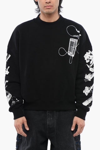 SCAN ARR OVER CREWNECK BLACK GREY