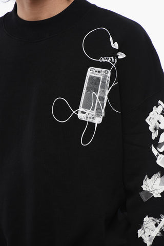 SCAN ARR OVER CREWNECK BLACK GREY