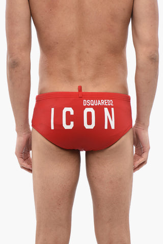 Costume da bagno Slip con Logo Stampato