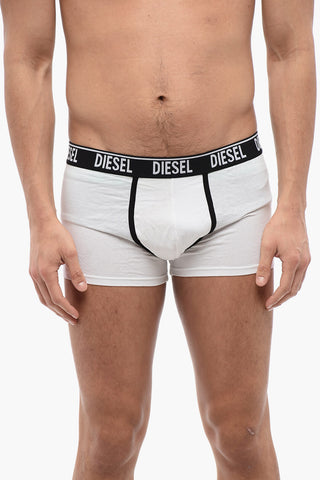 Set of 2 Stretch Cotton Boxer with Logoed Elastic Band