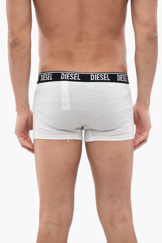 Set of 2 Stretch Cotton Boxer with Logoed Elastic Band