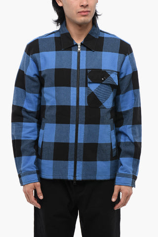 Overshirt BUFFALO A Quadri Con Chiusura Zip