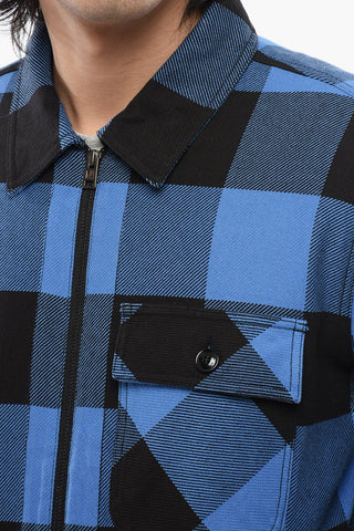 Zipped Checkered BUFFALO Overshirt