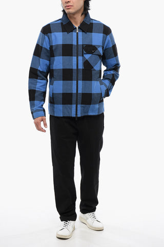 Overshirt BUFFALO A Quadri Con Chiusura Zip