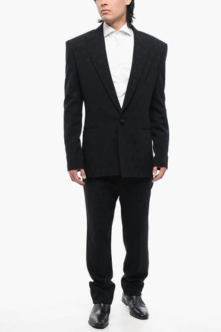 Single-breasted STAR Blazer with Peak Lapel