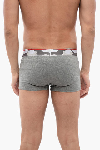 Set 2 Boxer in Cotone Stretch con Banda Elastica Logata