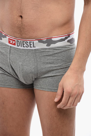 Set 2 Boxer in Cotone Stretch con Banda Elastica Logata