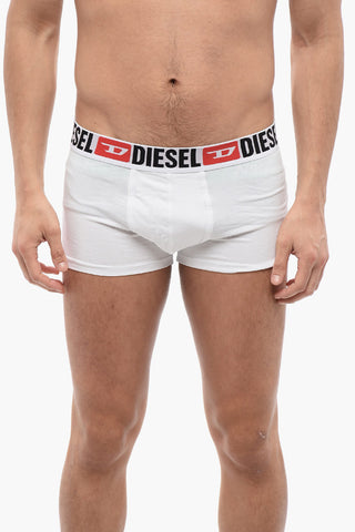 Set 2 Boxer in Cotone Stretch con Banda Elastica Logata