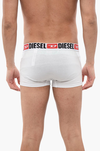 Set 2 Boxer in Cotone Stretch con Banda Elastica Logata