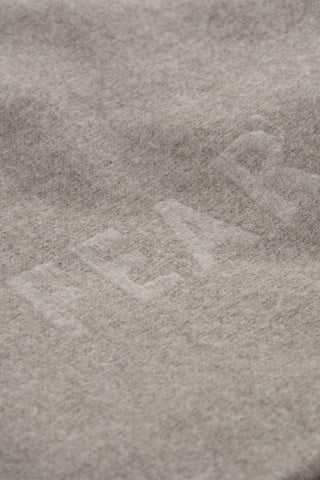 Solid Color Virgin Wool and Cashmere Blanket