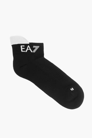 EA7 EMPORIO Solid Color Socks with Contrasting Details